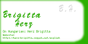 brigitta herz business card